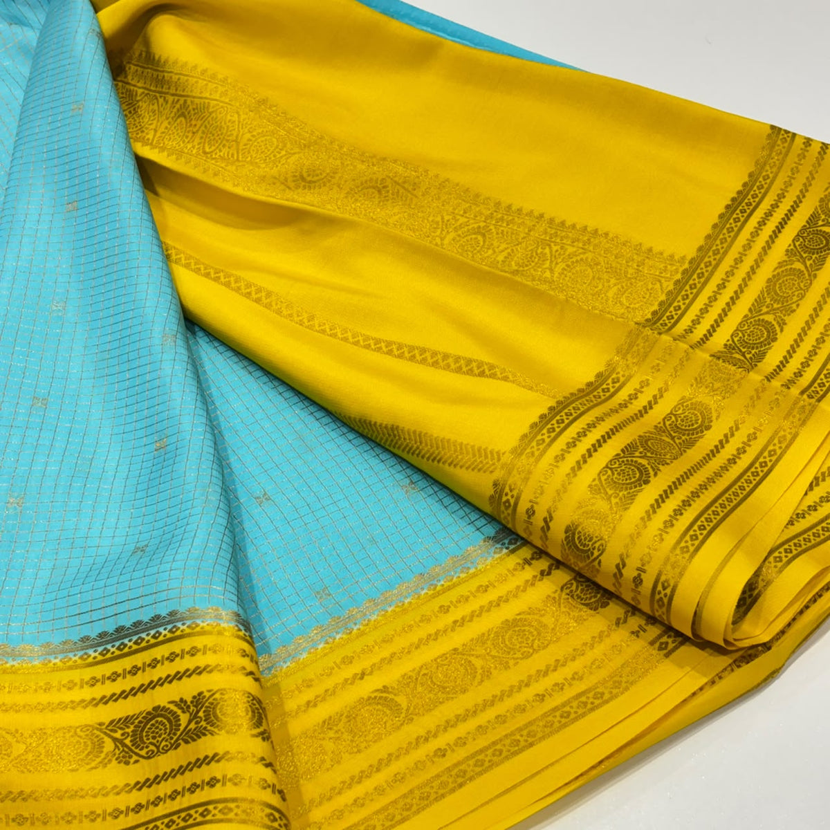 Pure Mysore Crepe Silk Saree
