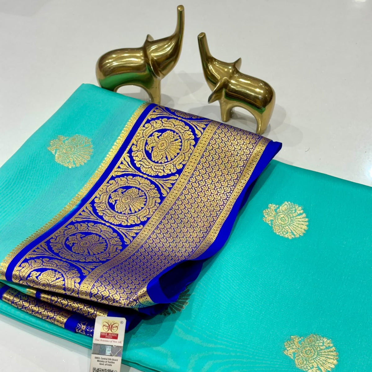 Pure Mysore Crepe Silk Saree