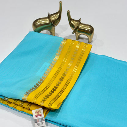 Pure Mysore Crepe Silk Saree