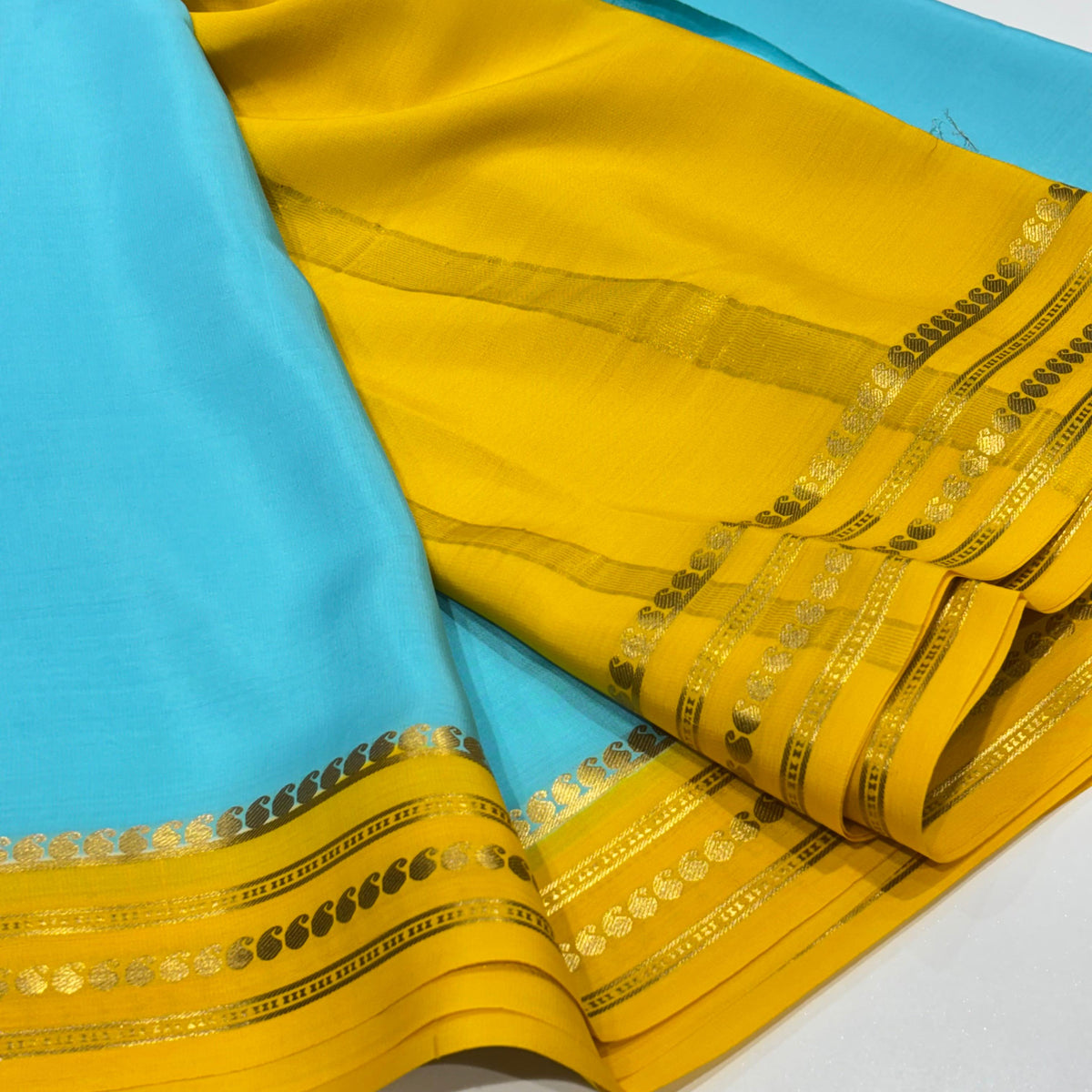Pure Mysore Crepe Silk Saree