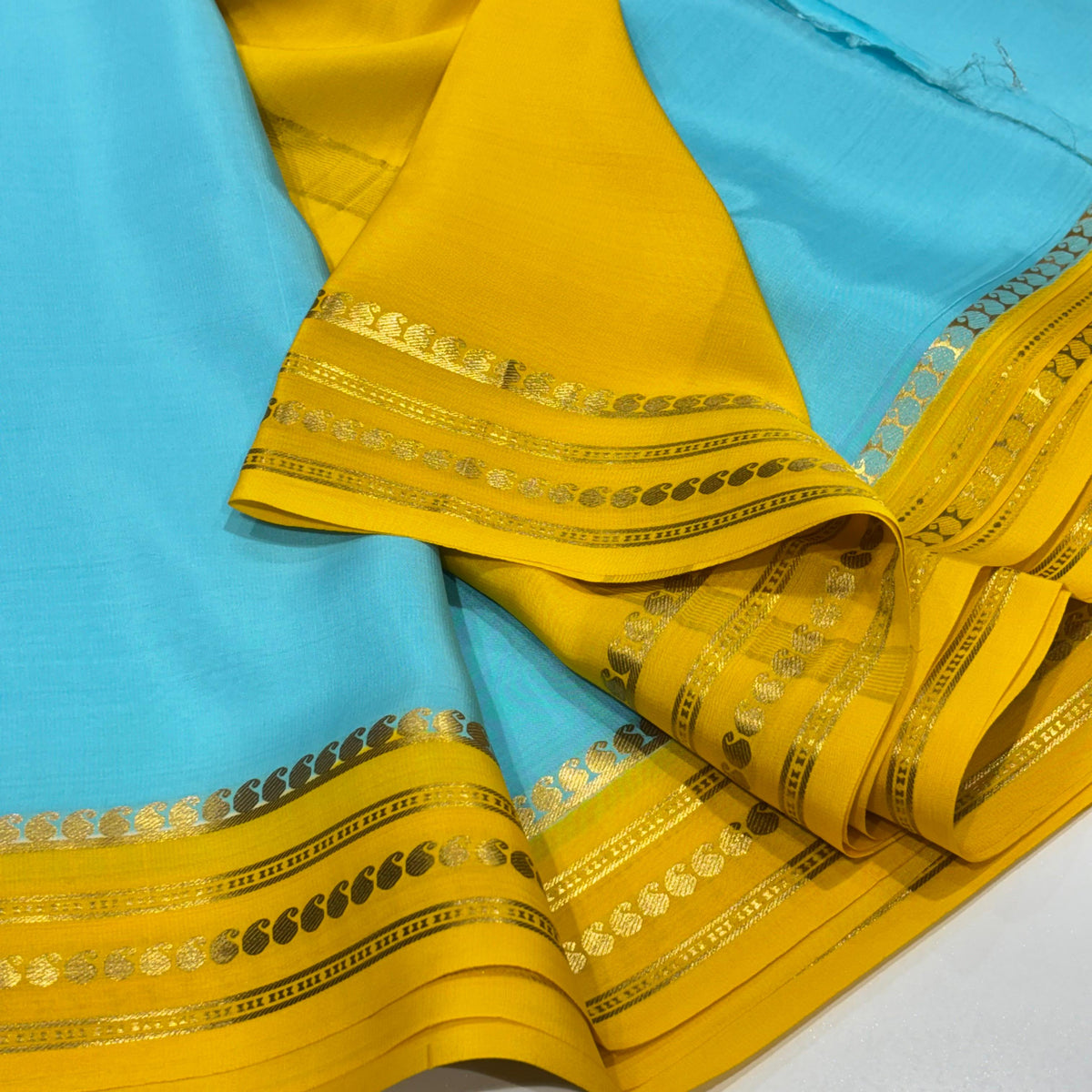 Pure Mysore Crepe Silk Saree