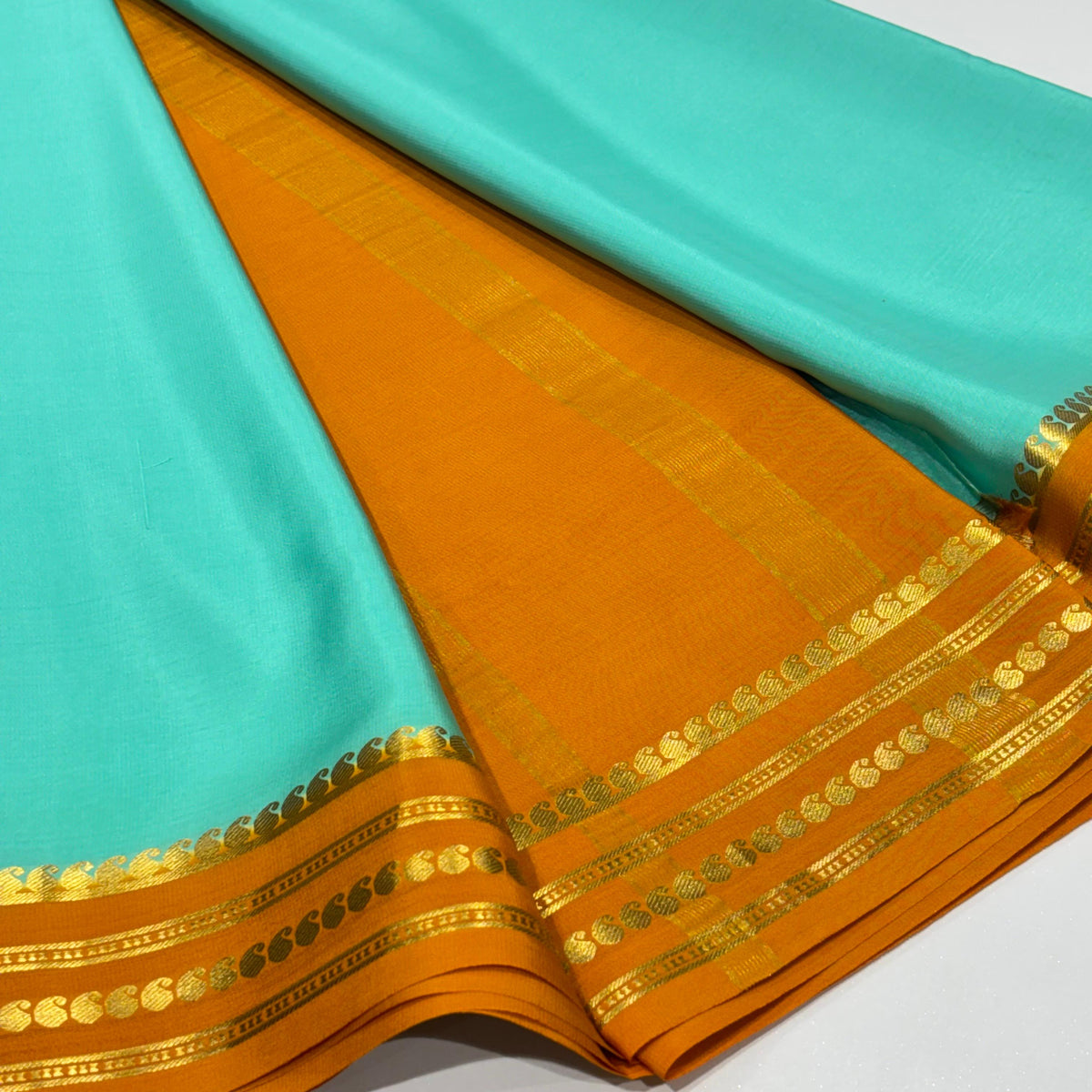 Pure Mysore Crepe Silk Saree
