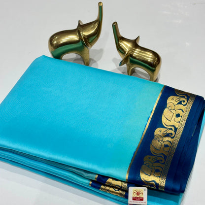 Pure Mysore Crepe Silk Saree