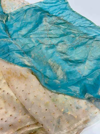 Shimmer Georgette Saree