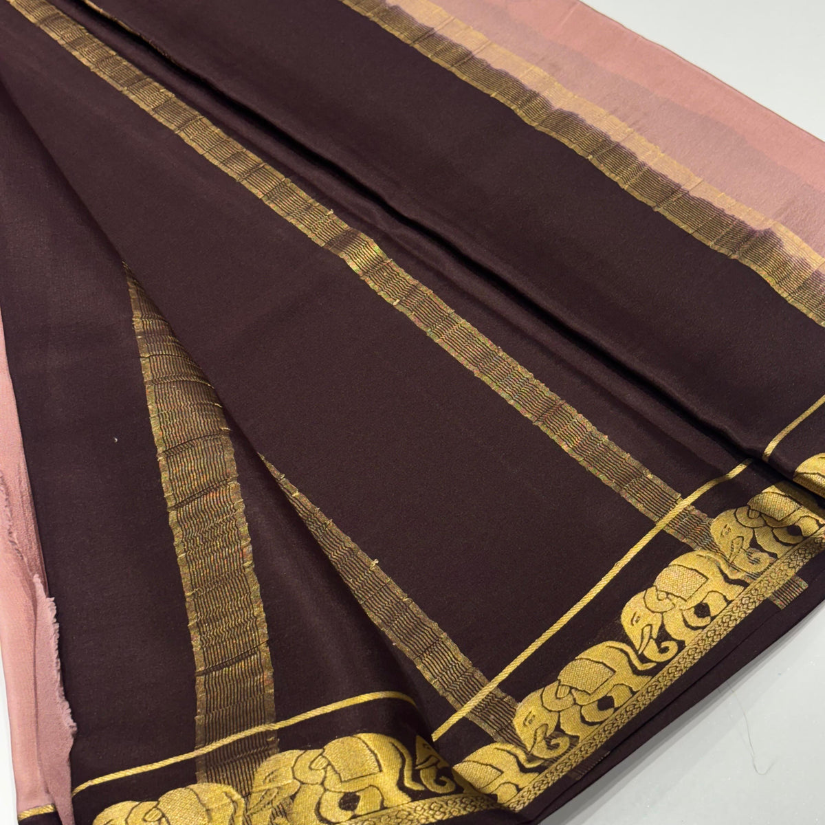 Pure Mysore Crepe Silk Saree