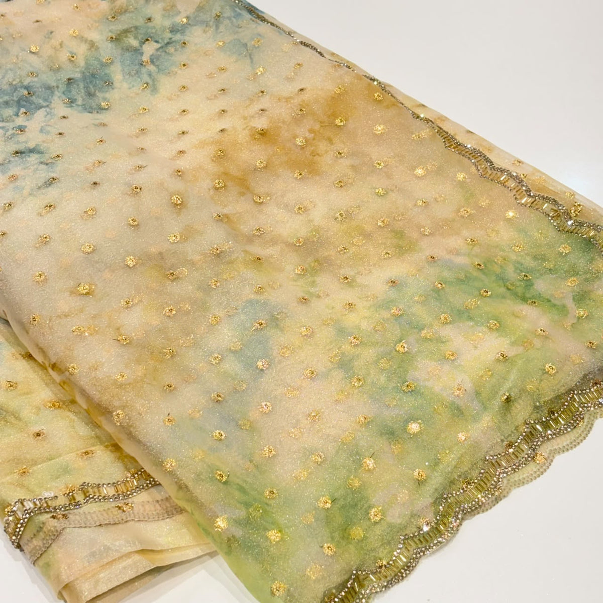 Shimmer Georgette Saree