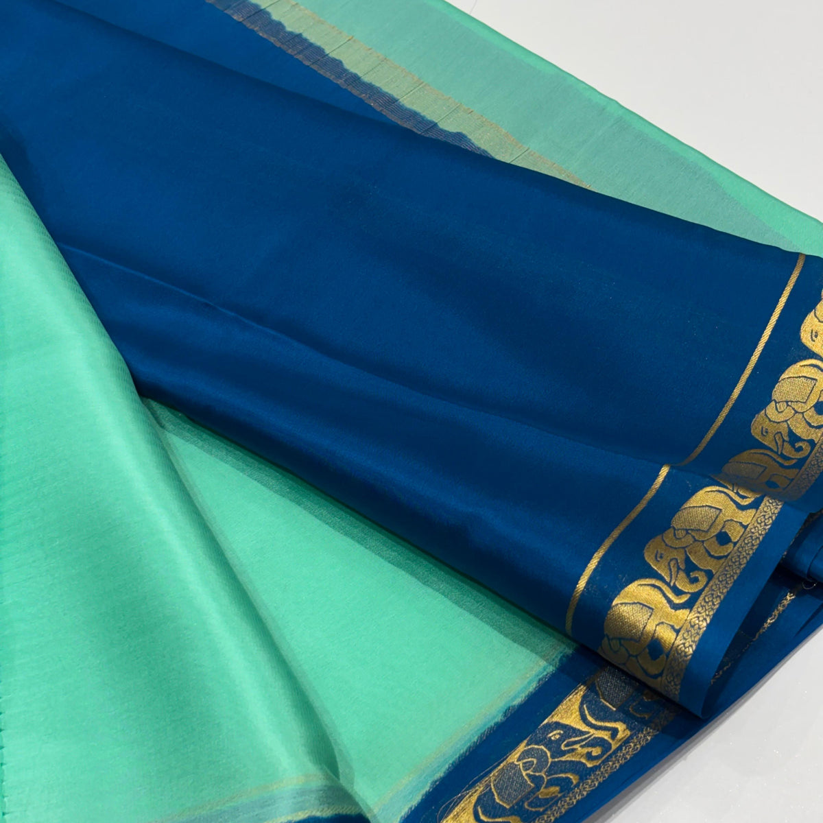 Pure Mysore Crepe Silk Saree