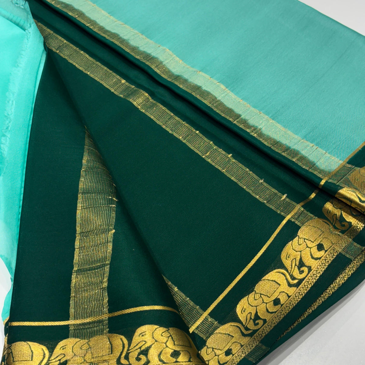 Pure Mysore Crepe Silk Saree