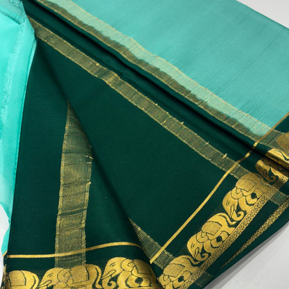 Pure Mysore Crepe Silk Saree