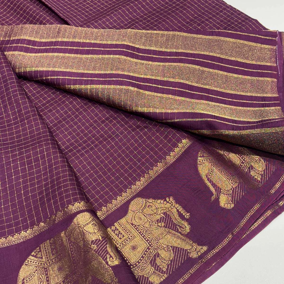 Mysore Crepe Saree