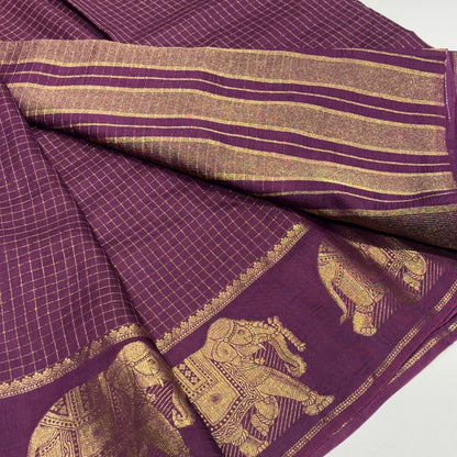 Mysore Crepe Saree