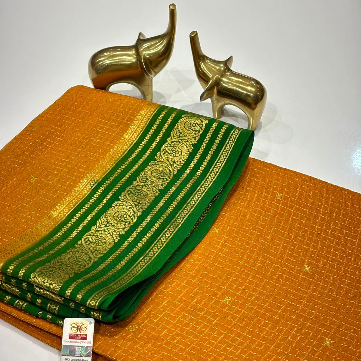Pure Mysore Crepe Silk Saree