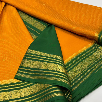Pure Mysore Crepe Silk Saree