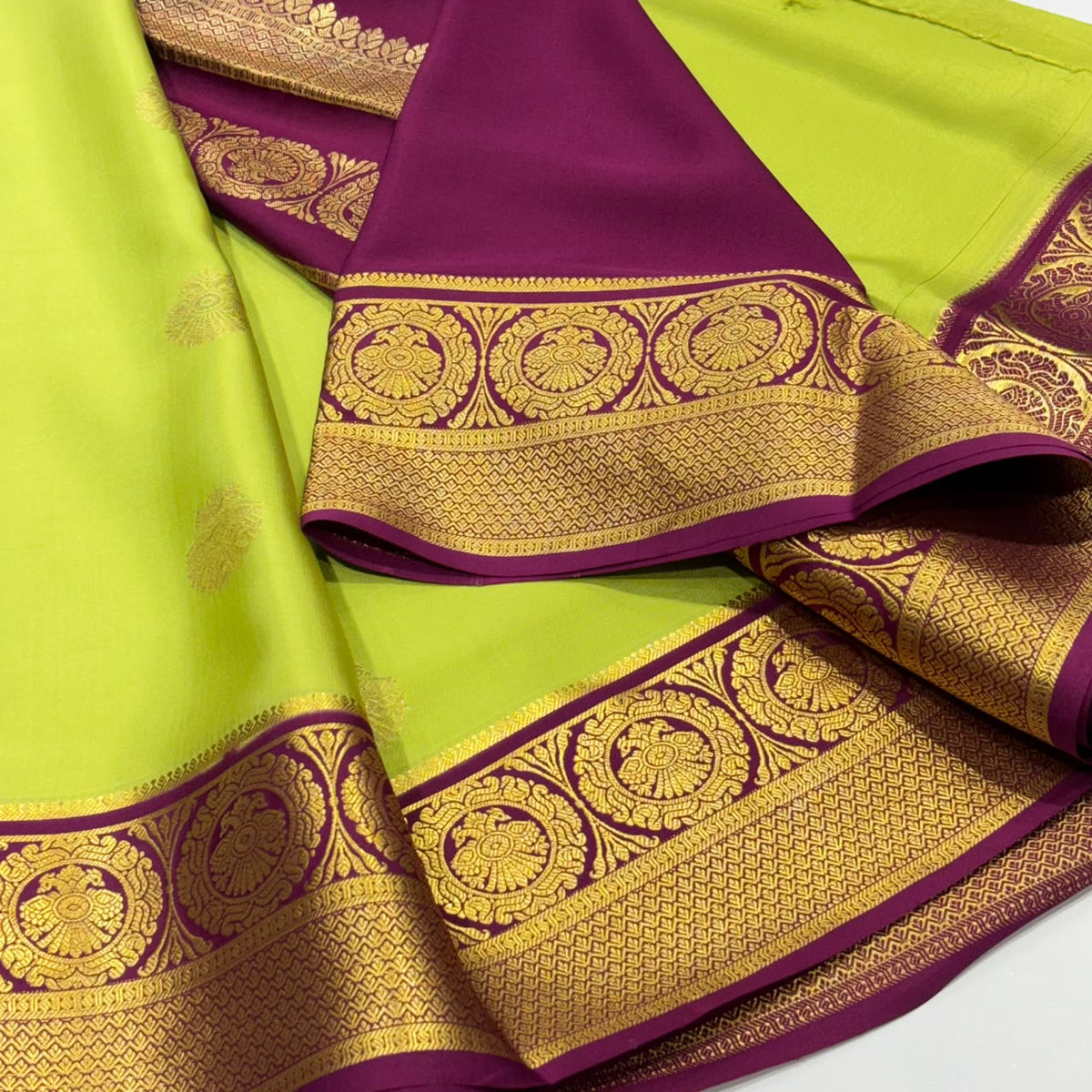 Pure Mysore Crepe Silk Saree