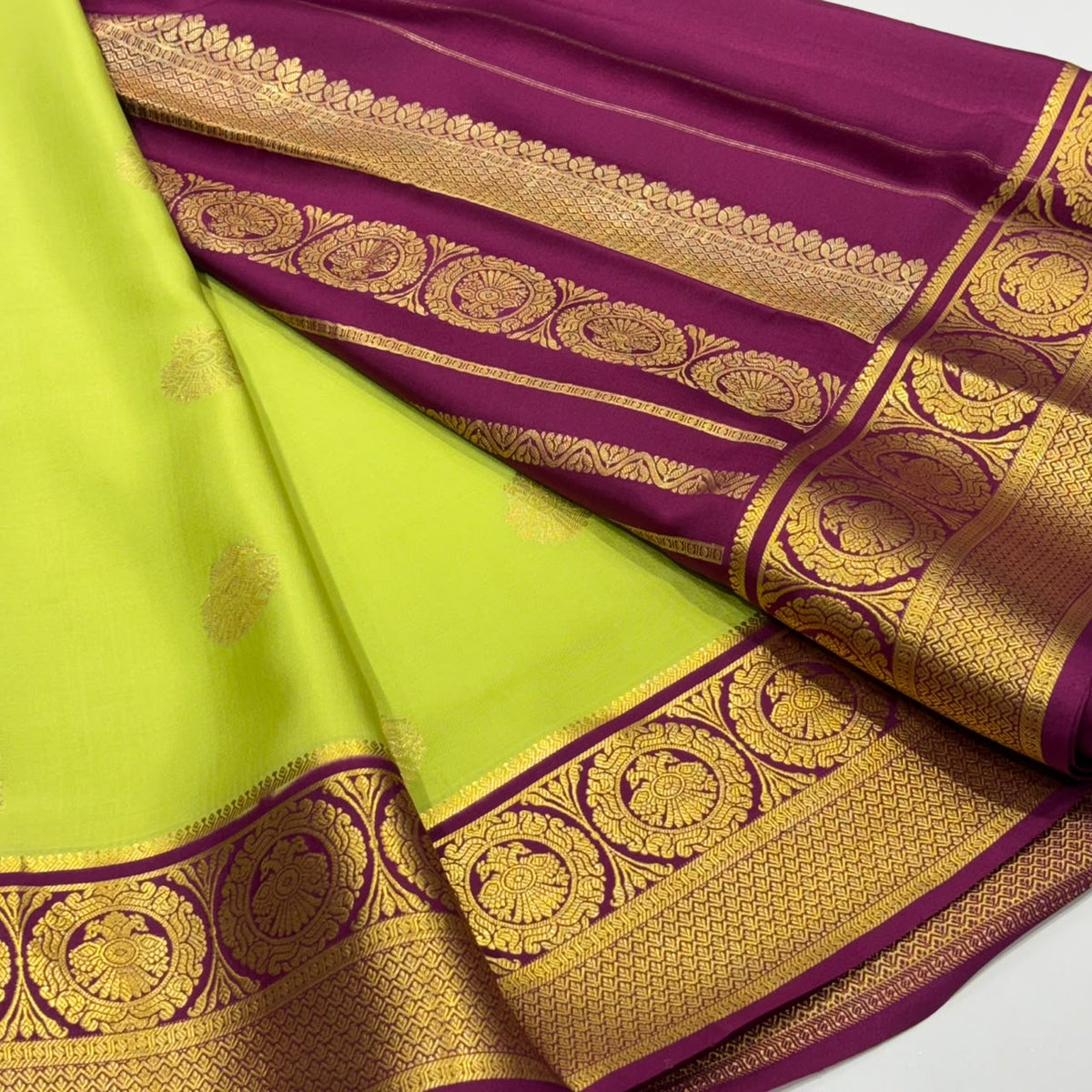 Pure Mysore Crepe Silk Saree