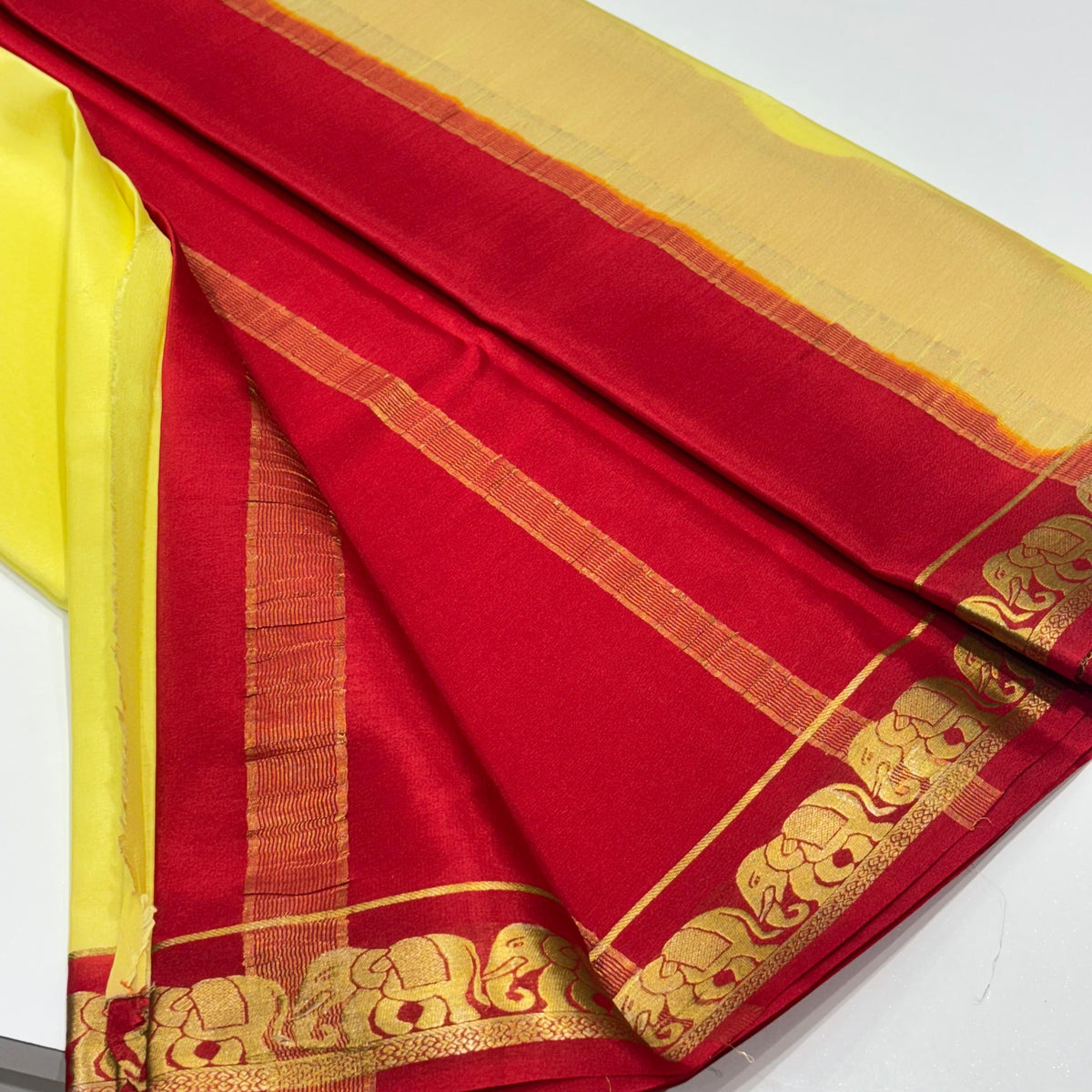 Pure Mysore Crepe Silk Saree