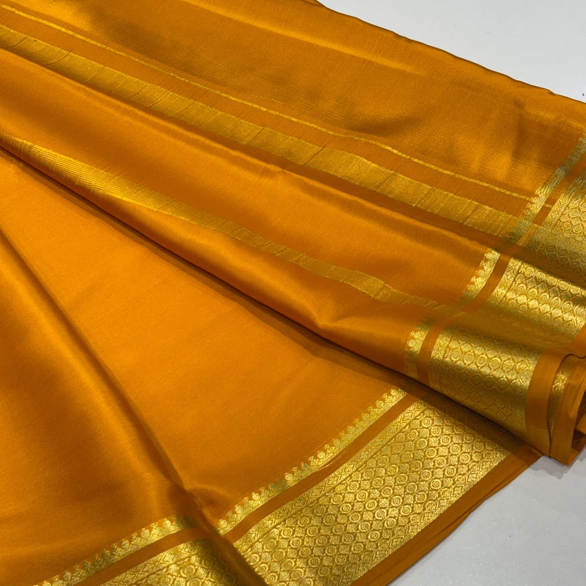 Pure Mysore Crepe Silk Saree
