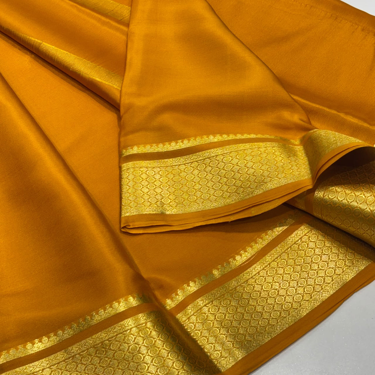 Pure Mysore Crepe Silk Saree