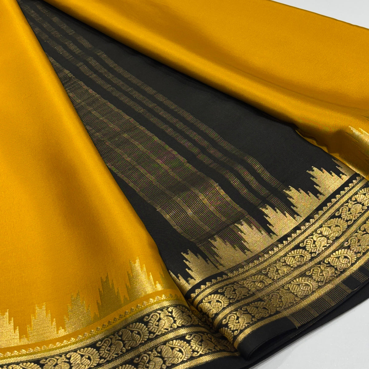 Pure Mysore Crepe Silk Saree